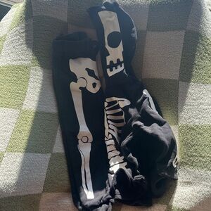 H&M Skeleton Hoodie Set